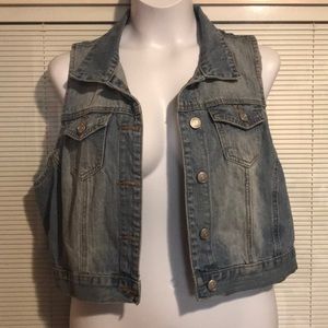 Denim vest by Dollhouse